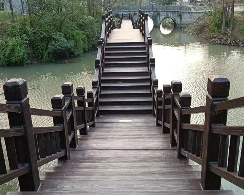 無(wú)機(jī)礦粉仿木橋